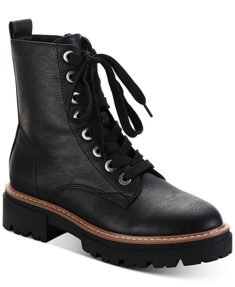 sun and stone macy's|sun and stone combat boots.